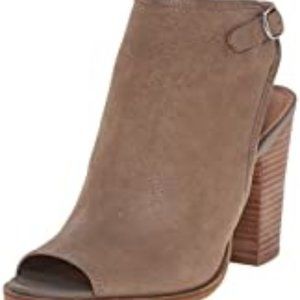 Lucky Women's Lisza Peep Toe Heel, Brindle, 10 M US